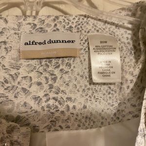 Alfred Dunner 20W Women’s White Blazer Jacket